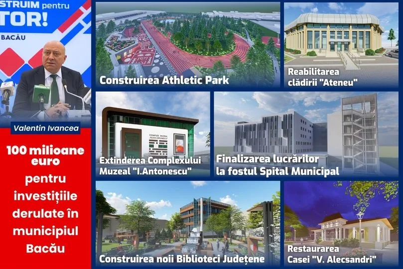 Municipiul Bacău, fonduri consistente pentru dezvoltare în trei domenii cu impact social