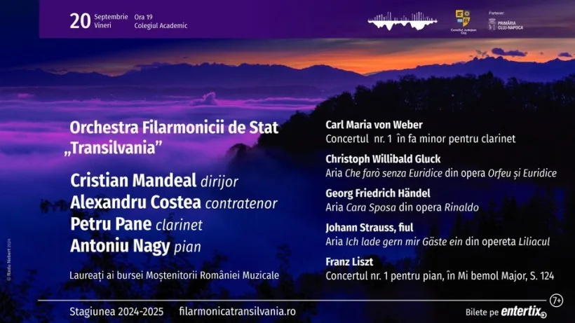 Laureați ai bursei Moștenitorii României Muzicale în concert cu Filarmonica de Stat