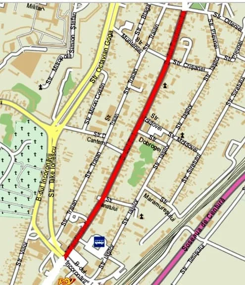 Un bulevard din Alba Iulia va avea banda dedicată transportului public de persoane