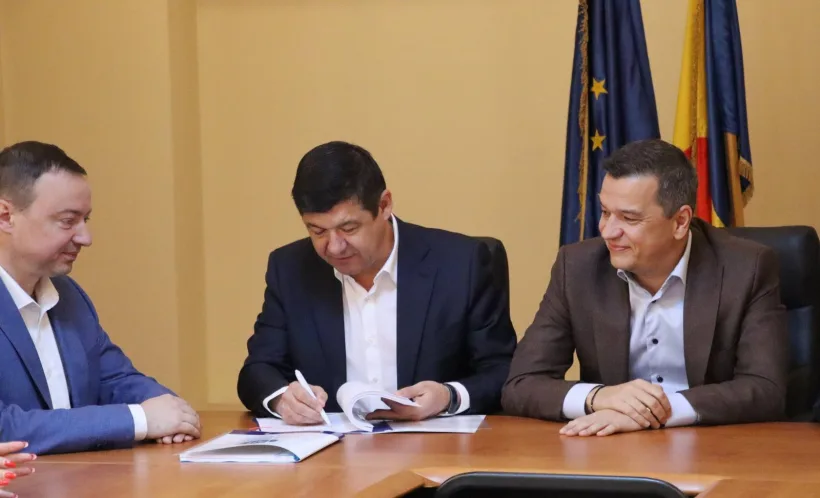Contract uriaș. A fost semnat contractul pentru cea mai mare investiție din județul Galați de după 1989