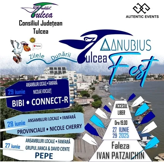 Petrecerile verii 2025 continuă pe Faleza „Ivan Patzaichin” Tulcea!