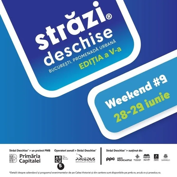 Un nou weekend „Străzi deschise”. Artă, muzică și dans pe Calea Victoriei și în sectorul 2