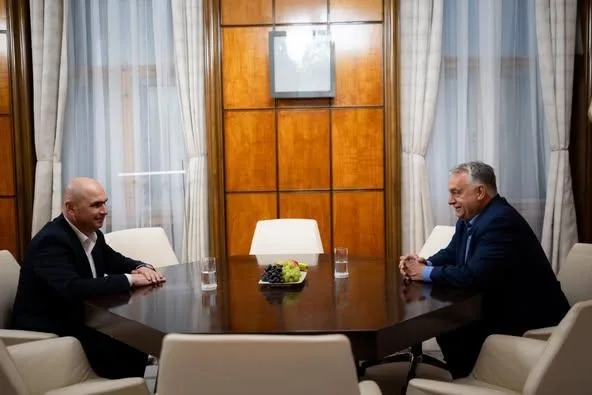 Viktor Orbán, primit la Palatul Victoria de Ilie Bolojan