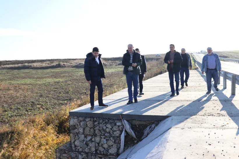 Pod nou pe DJ 251, în județul Galați, după distrugerile produse de viituri