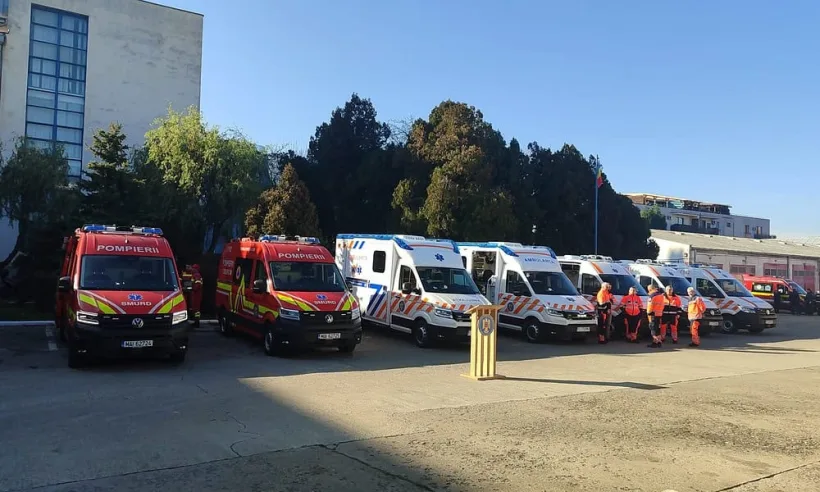 Ministerul Afacerilor Interne semnează un contract de 1,13 miliarde lei pentru ambulanțe noi