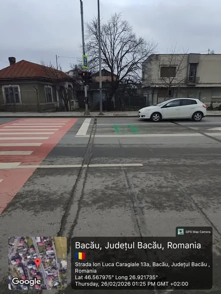 Atenționare trafic în Bacău
