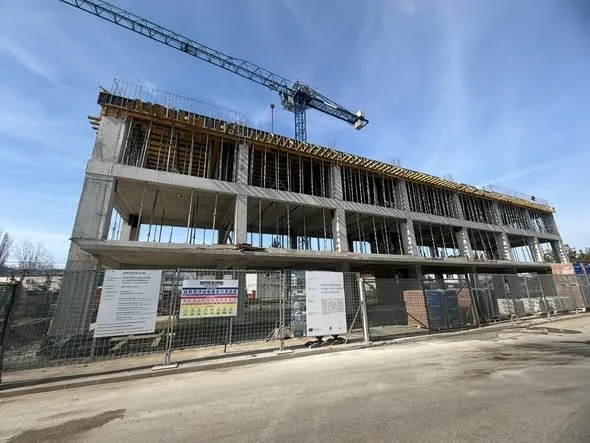 Ambulatoriul din Popești-Leordeni, în construcție accelerată