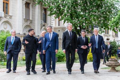 Nicușor Dan: &bdquo;Ucraina poate deveni un furnizor de securitate&rdquo;. Cooperare &icirc;n domeniul dronelor, pe agenda discuțiilor