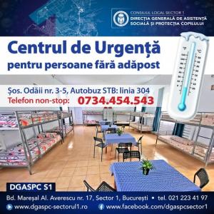 Suntem prezenți non-stop pentru persoanele fără adăpost!