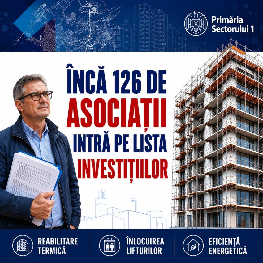 Program de creștere a eficienței energetice la blocurile din Sectorul 1