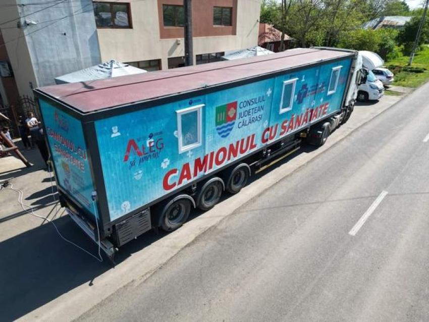 &quot;Camionul cu sănătate&quot; a ajuns în localitatea Alexandru Odobescu!