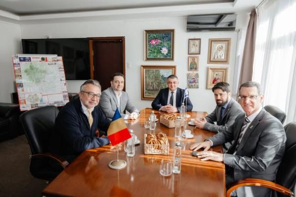 Vizita oficiala la Buzău a Ambasadorului Israelului în România