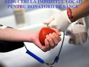 Reduceri la impozitul pe clădiri și terenuri pentru donatorii de sânge din Deva!