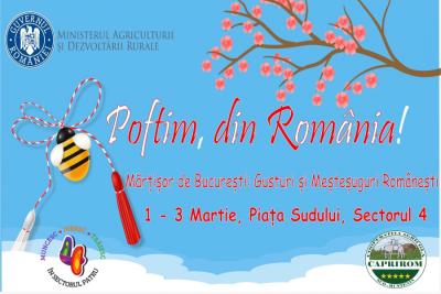 Târgul „Poftim din România - Mărțișor de București: Gusturi și Meșteșuguri Românești”