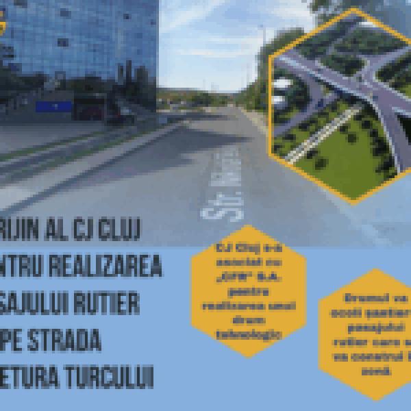 Sprijin al CJ pentru realizarea unui pasaj rutier &icirc;n Cluj Napoca