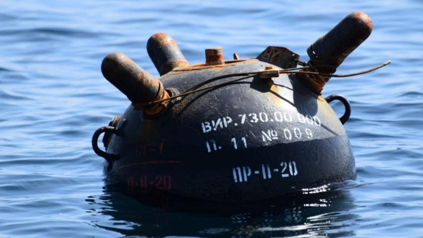 Alertă pe litoral: o mină marină găsită între Vama Veche și 2 Mai a fost neutralizată de Forțele Navale