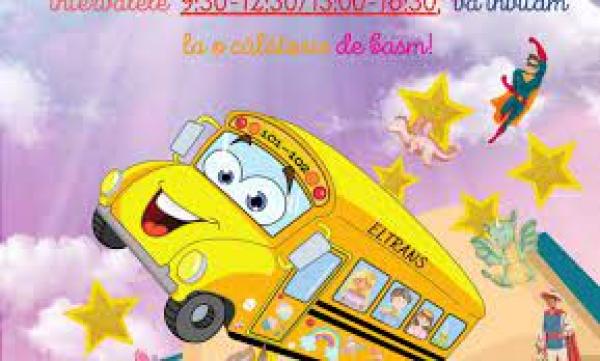 Ziua Copilului la Botoșani, în &quot;autobuzele cu poveşti&quot;