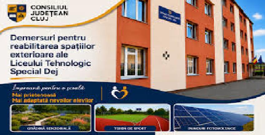 Demersuri pentru reabilitarea spațiilor exterioare ale Liceului Tehnologic Special Dej