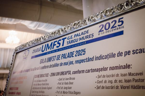 Universitatea "G.E. Palade"din T&acirc;rgu Mureș, 80 de ani de existență