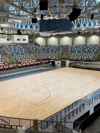 Suprafața de joc din Sala Polivalentă Tulcea intră &icirc;n etapa finală!