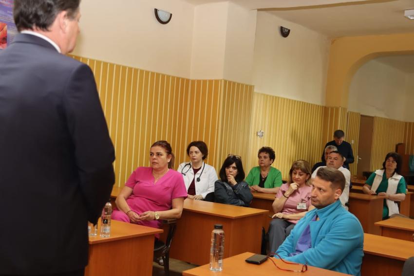 Întâlnire cu medicii de la Municipal, pentru proiectele spitalului!