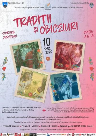Concursul Județean &bdquo;Tradiții și obiceiuri&rdquo; la Brăila