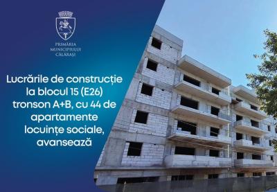 Ansamblul de locuințe sociale Mircea Vodă Sud 3, în proces de lucru