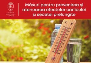 Măsuri administrative în Călărași împotriva caniculei
