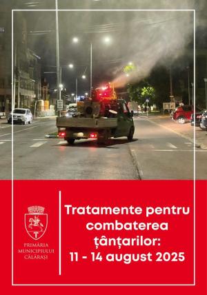 Noi tratamente de dezinsecție în Călărași
