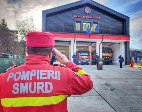 Sediu nou la Detașamentul de pompieri Târgu Neamț