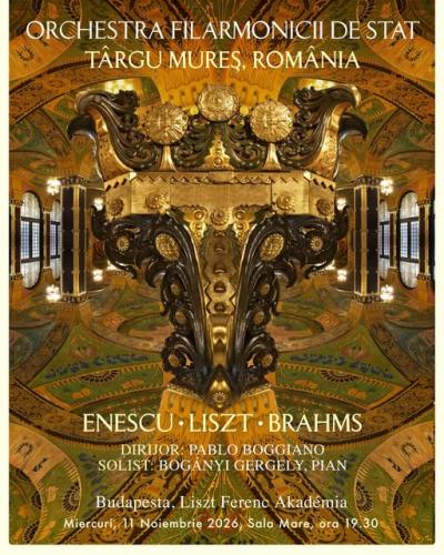 Orchestra Filarmonicii de Stat T&acirc;rgu Mureș va urca pe scena de la Budapesta &icirc;n toamnă