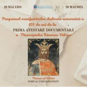 637 de ani de la prima atestare documentară a Râmnicului