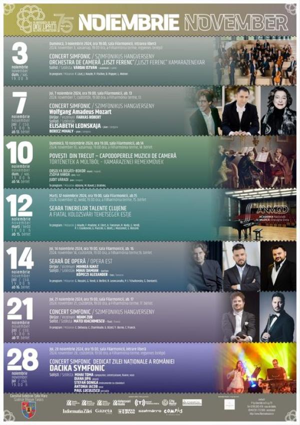Program special al Filarmonicii sătmărene “Dinu Lipatti”