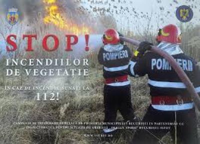 STOP incendiilor de vegetație!