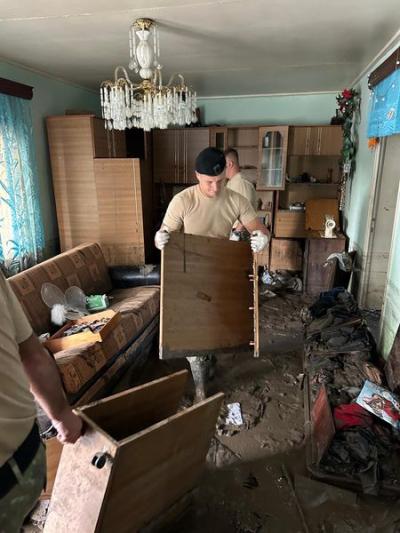 Misiuni MApN în localitățile gălățene afectate de inundații