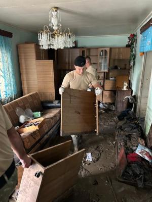 Misiuni MApN în localitățile gălățene afectate de inundații
