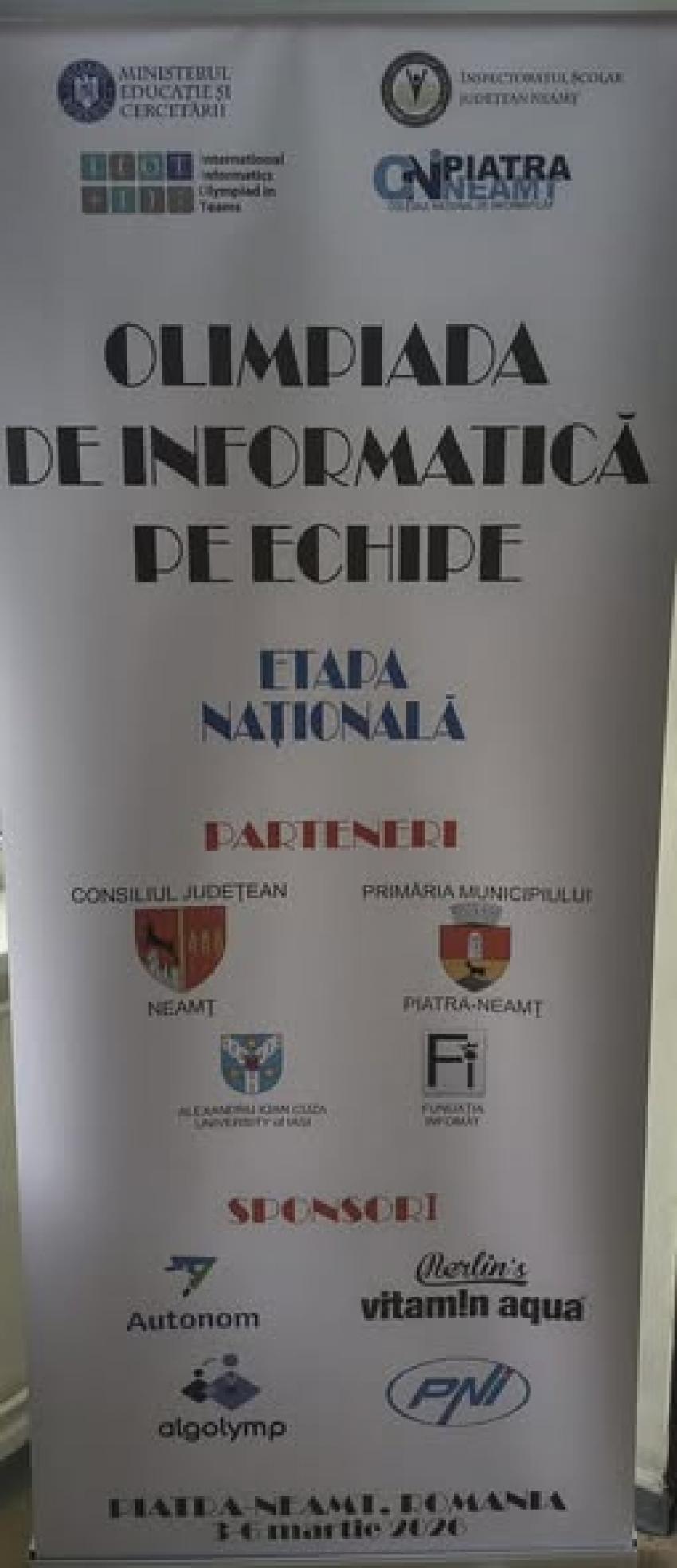 Două concursuri educaționale naționale, organizate în Neamț