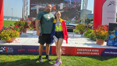 O tulceancă, campioană europeană la atletism pentru copii