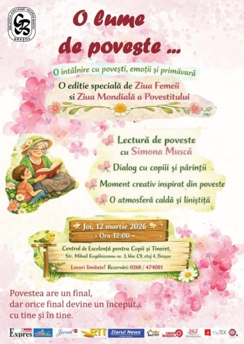 „O lume de poveste” la Centrul de Excelență pentru Copii și Tineret