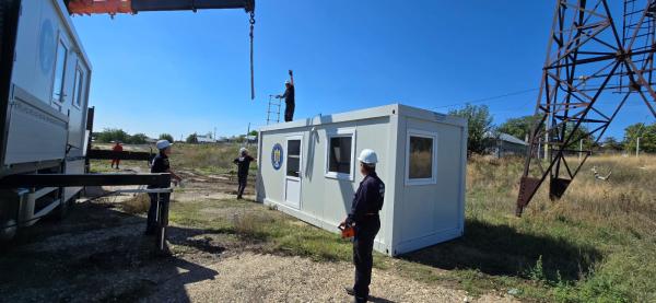 Sinistrații din județul Galați au primit module dormitor