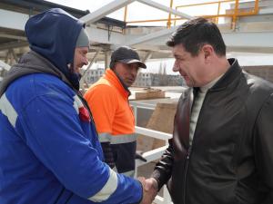 Se apropie de final lucrările la parcarea supraetajată de la Spitalul Județean Galați