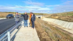 Albia p&acirc;r&acirc;ului Găunoasa, regularizată pe 600 de metri; traficul pe DJ 251G revine la normal