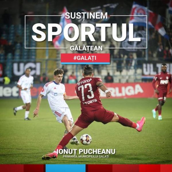 &rdquo;Susținem sportul gălățean!&rdquo;