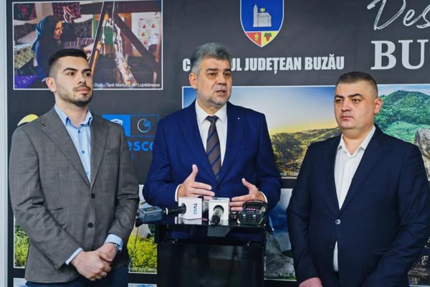 Marcel Ciolacu: am avut o întâlnire de lucru cu primarul municipiului Buzău, Constantin Toma