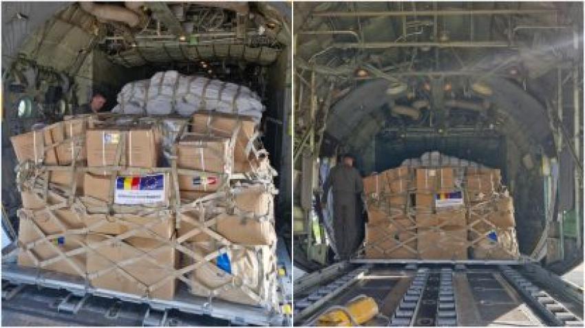 Ajutoare românești pentru Liban. Acestea ajung în Beirut după tranzit prin Amman