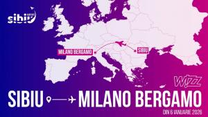 O nouă rută internaționlă din ianuarie, de la Aeroportul din Sibiu