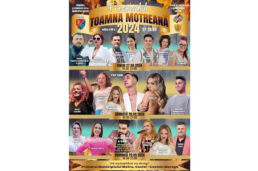 Festivalul ”Toamna Motreană”, a VIII-a ediție