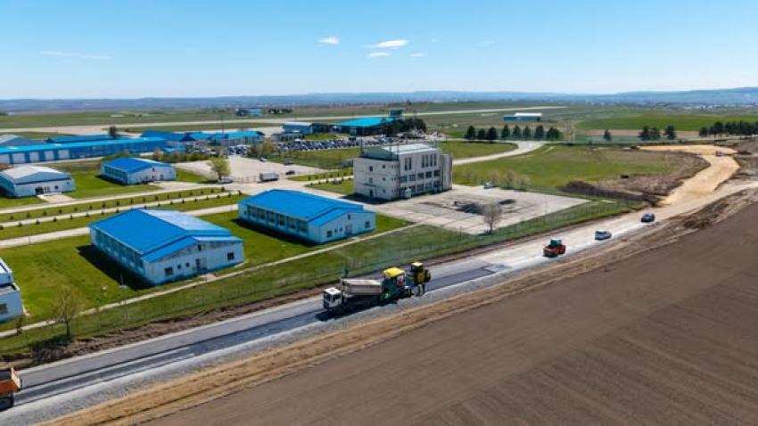 Un drum nou spre aeroport. Din Burdujeni, de pe strada Plevnei.