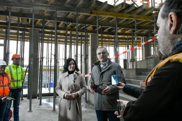Stadiul lucrărilor de modernizare a Bibliotecii din Oradea, evaluat