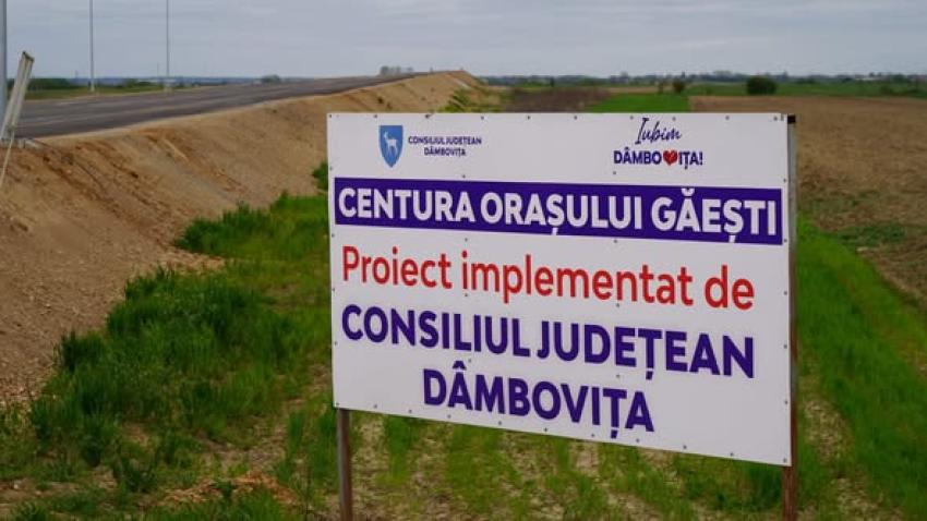 Se lucrează la Centura orașului Găești!